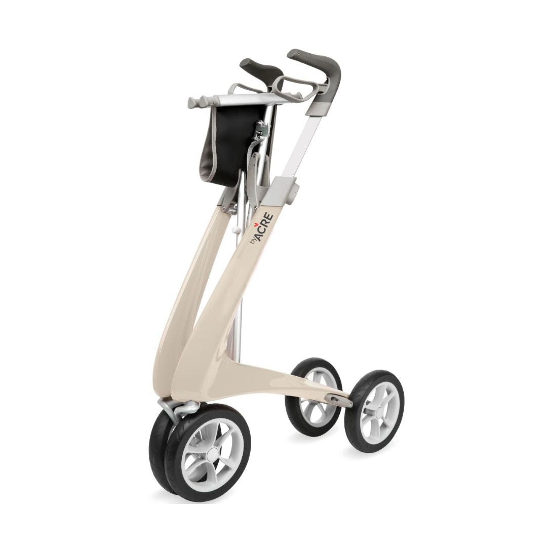 ByACRE Ultralight Carbon Fiber Rollator 16.5 (BYA100MDBK-R-W) By Medline