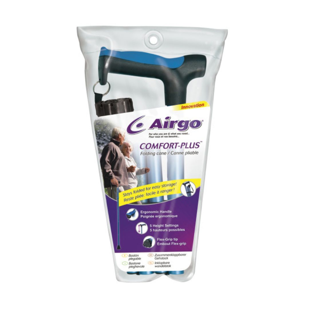 Airgo Comfort-Plus Folding Cane By Drive