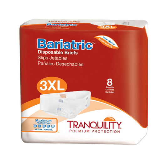 Tranquility Bariatric Disposable Brief 3X-Large Adult Diaper By Tranquality