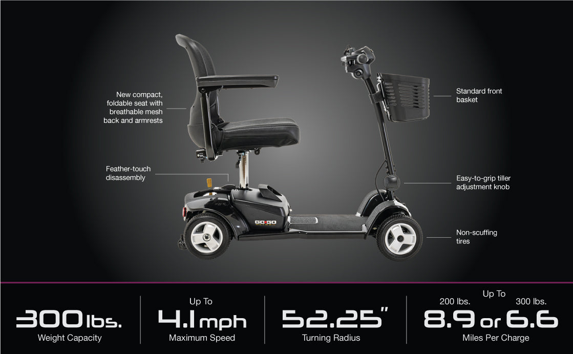 Go Go Ultra X 4-Wheel  S49 by Pride Mobility
