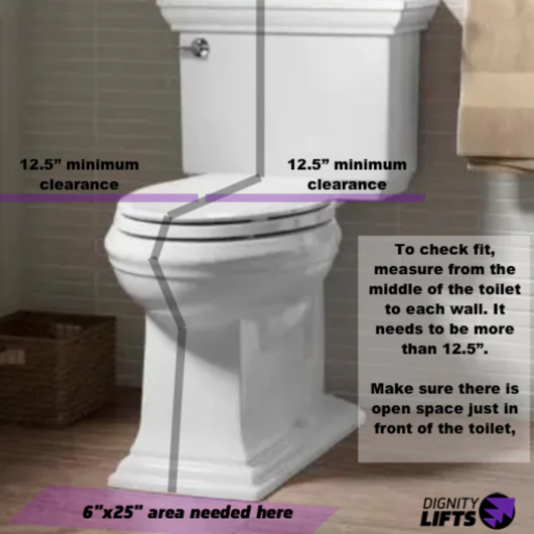 Dignity Lifts XL1 Extra Large Bariatric Toilet Lift