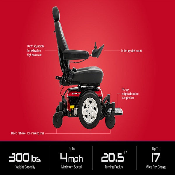 Pride Jazzy 600 ES Power Wheelchair