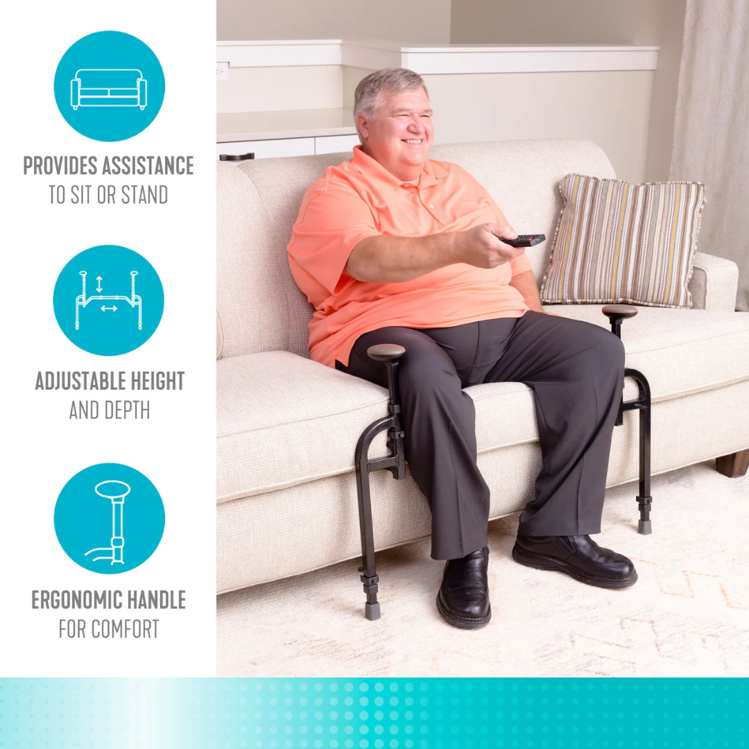 Stander EZ Stand-N-Go Heavy Duty 9220 Dual Handle Stand Assist Chair Aid By Stander