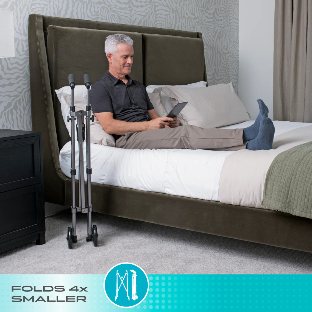 Stander Wonder Walker 4280BW Ultra Compact Folding Two Wheel Walker by Stander
