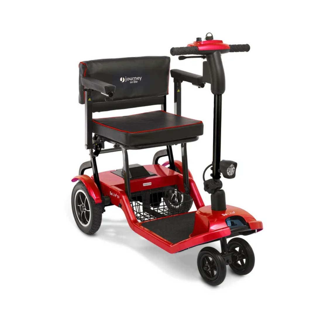 Journey So Lite Folding Power Scooter Lightweight Portable Travel Mobility Scooter