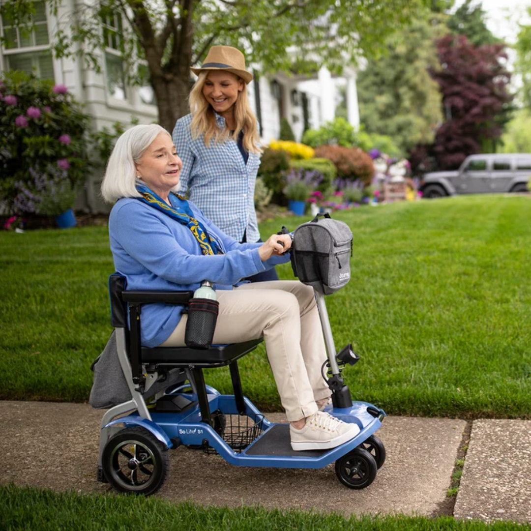 Journey So Lite Folding Power Scooter Lightweight Portable Travel Mobility Scooter