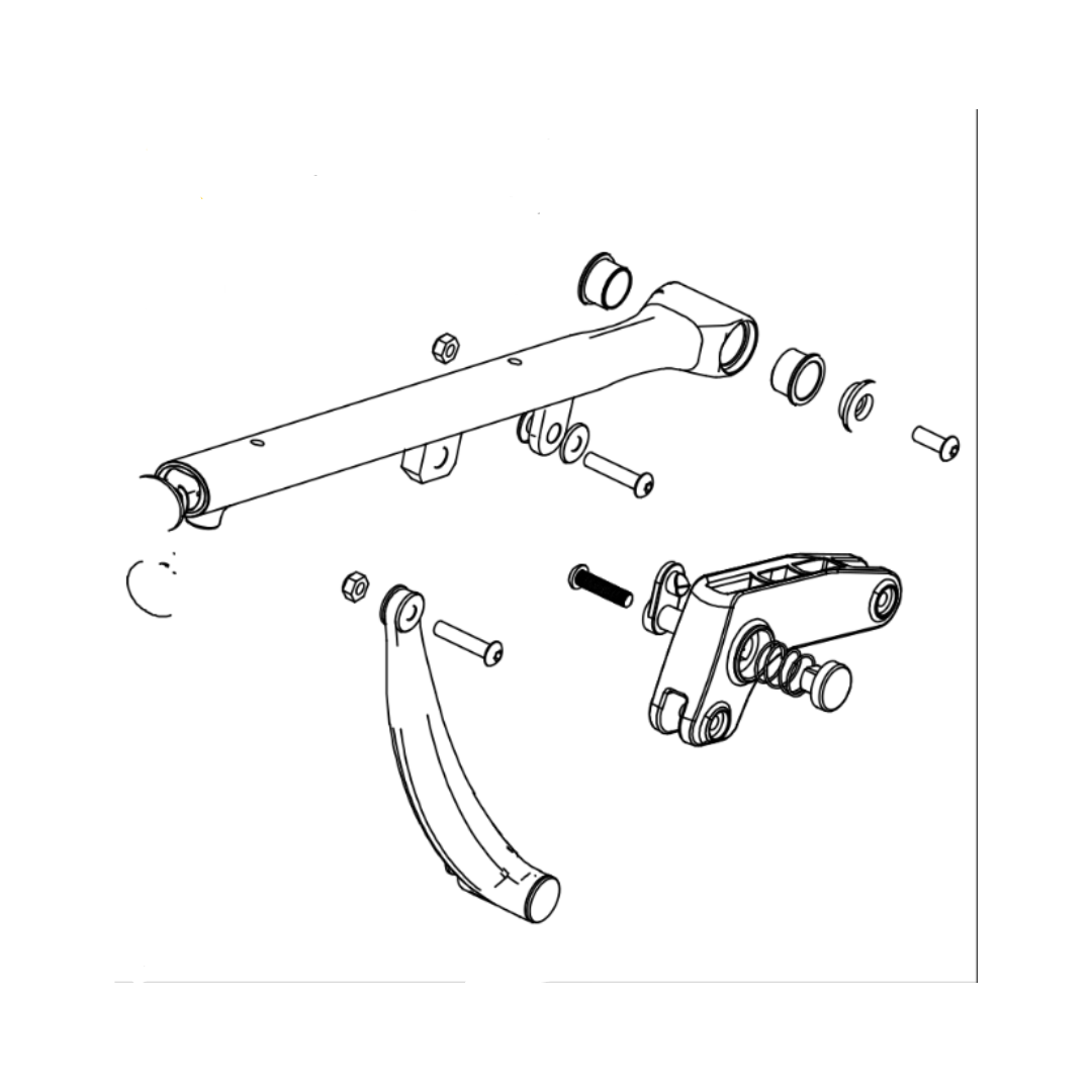 ARMRESTS ASSEMBLY for Jazzy Carbon Power Wheelchair by Pride Mobility