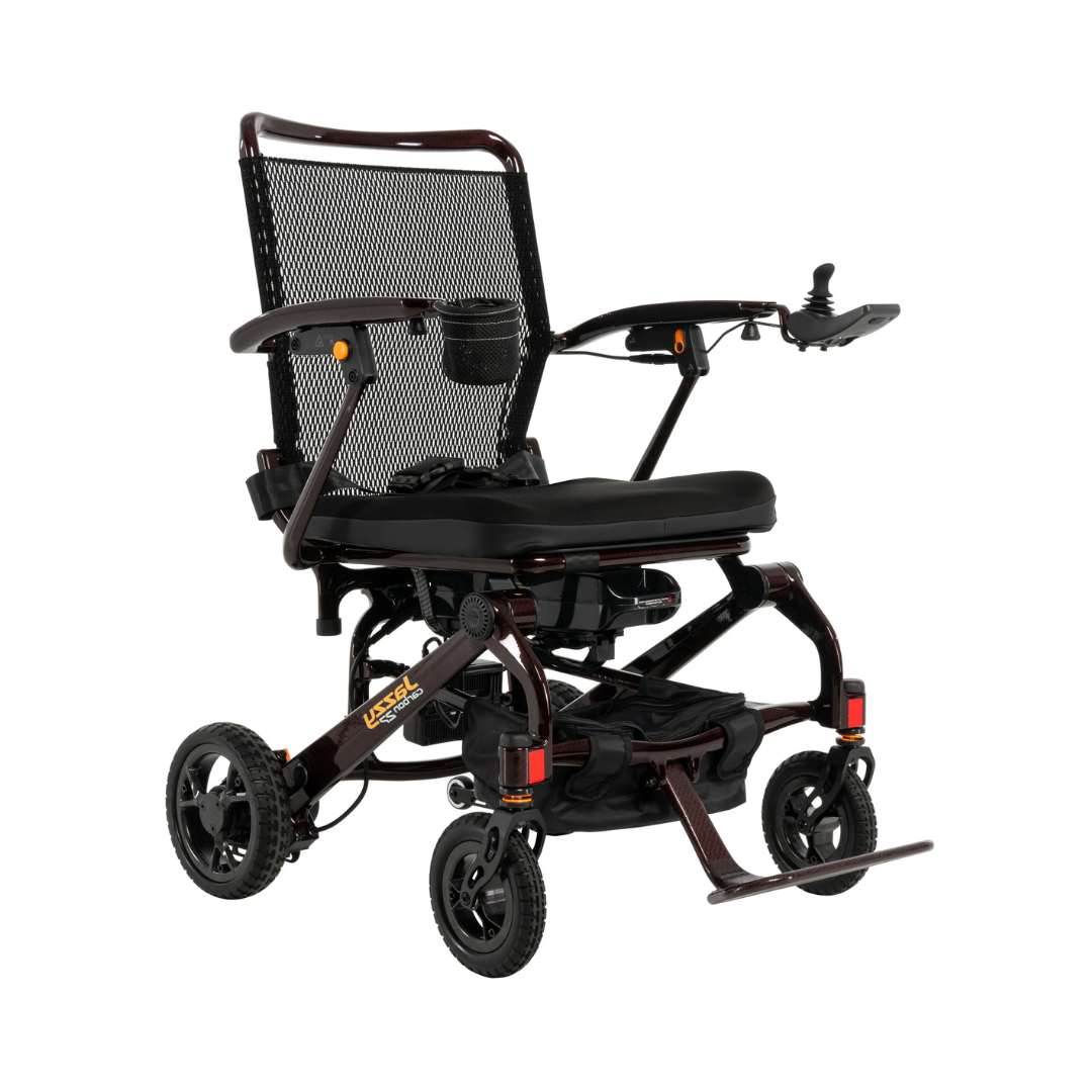 Jazzy Carbon 27 Lightweight Folding Power Wheelchair By Pride Mobility