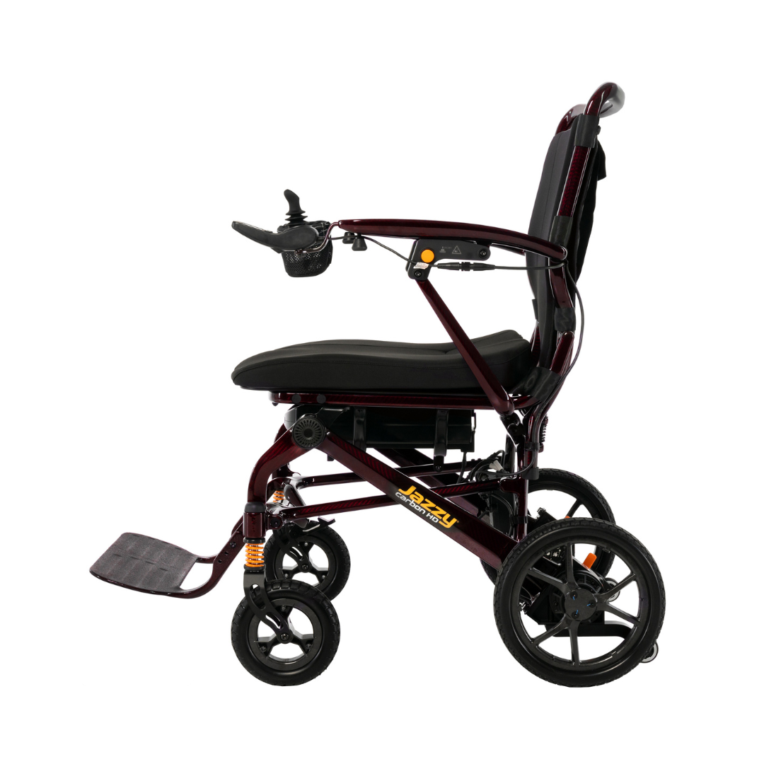 Jazzy Carbon HD Lightweight Folding Power Wheelchair By Pride