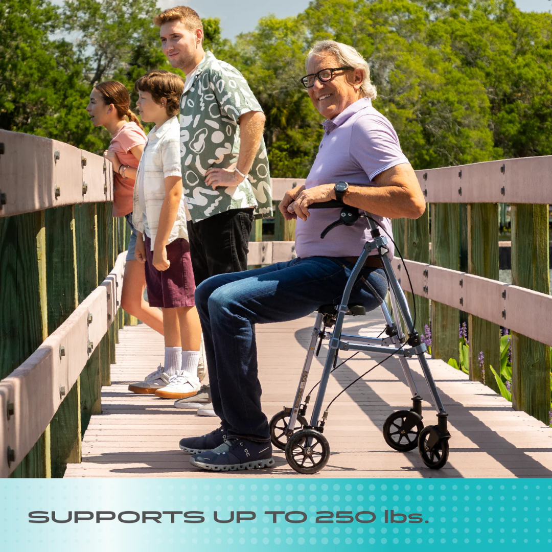 Travel Rollator Walker – Wonder Rollator Plus Elite 4350 by Stander