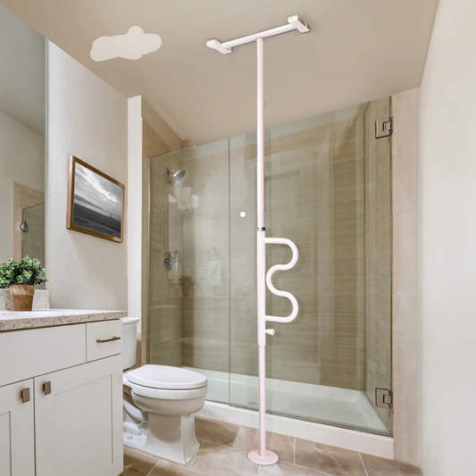 Stander Wonder Pole with Rotating Ladder Grab Bar Floor to Ceiling Support  1100W By Stander