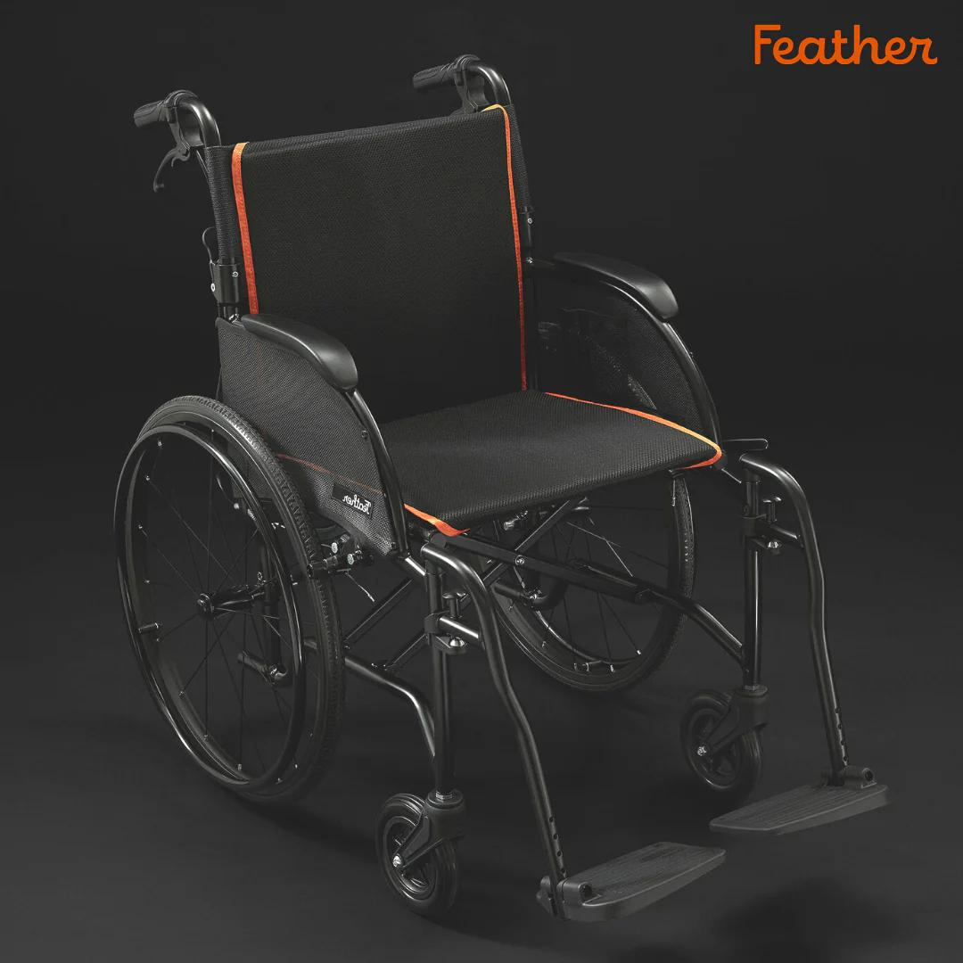 Feather Transport Lightest Wheelchair 13.5 LBS By Feather Mobility