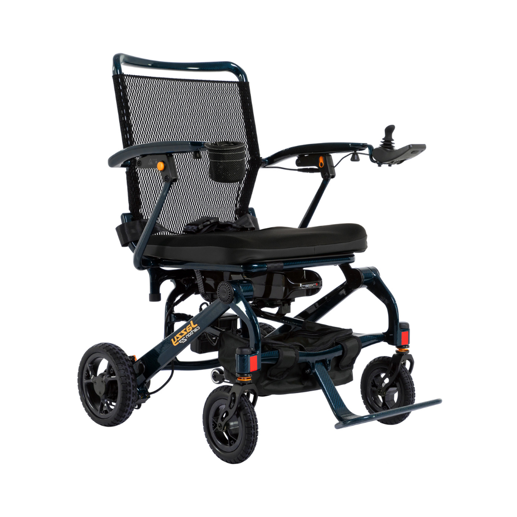 Pride Jazzy Carbon 27 Folding Power Wheelchair | Lightweight Mobility