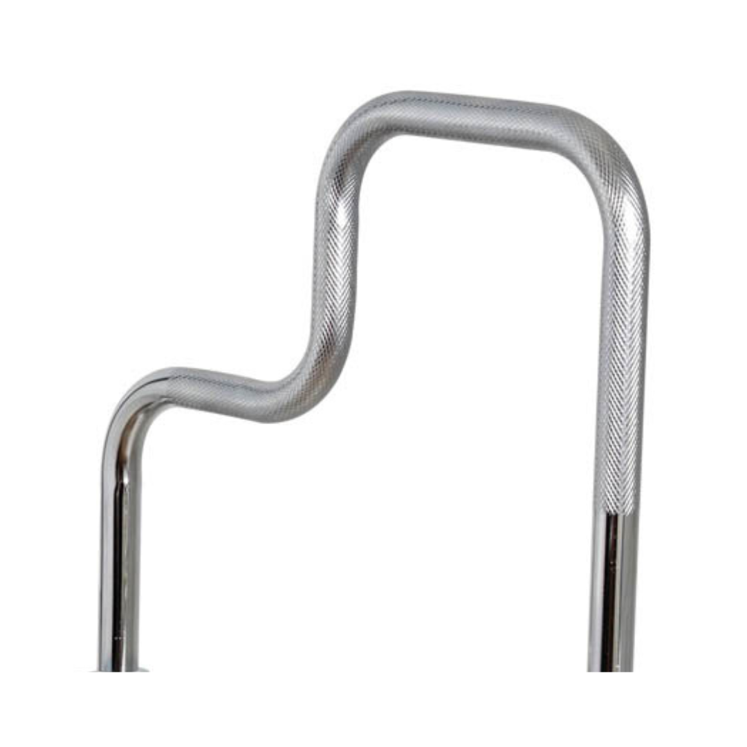 Carex Tri-Grip Bathtub Rail Adjustable Chrome Safety Rail FGB20200 0000 By Compass Health
