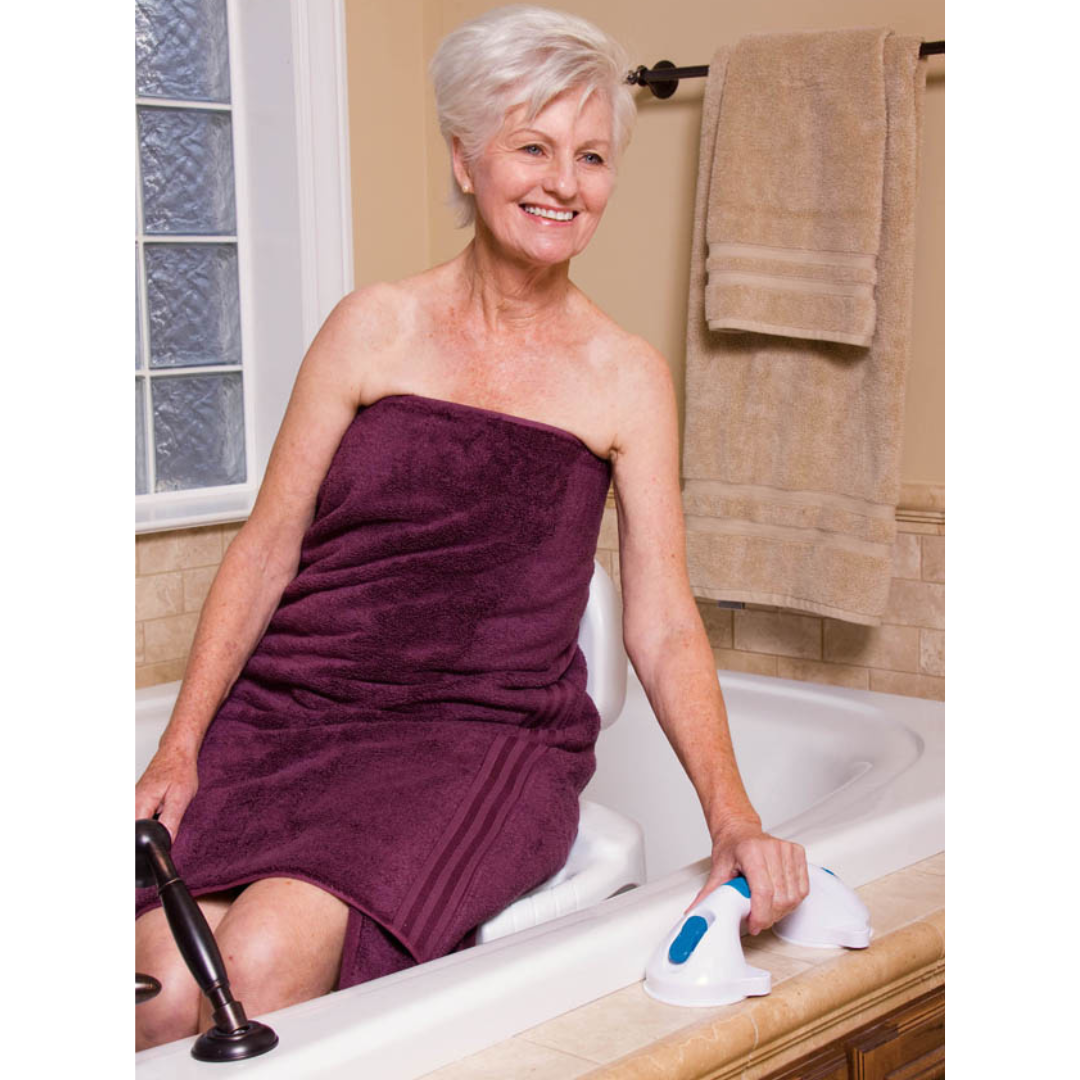 Carex Ultra Grip 12-Inch Grab Bar Suction Shower Safety Handle FGB20000 0000  By Compass Health