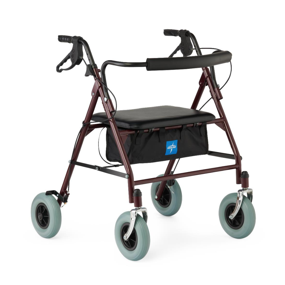 Medline Standard Bariatric Heavy Duty Rollator (MDS868XWR) By Medline