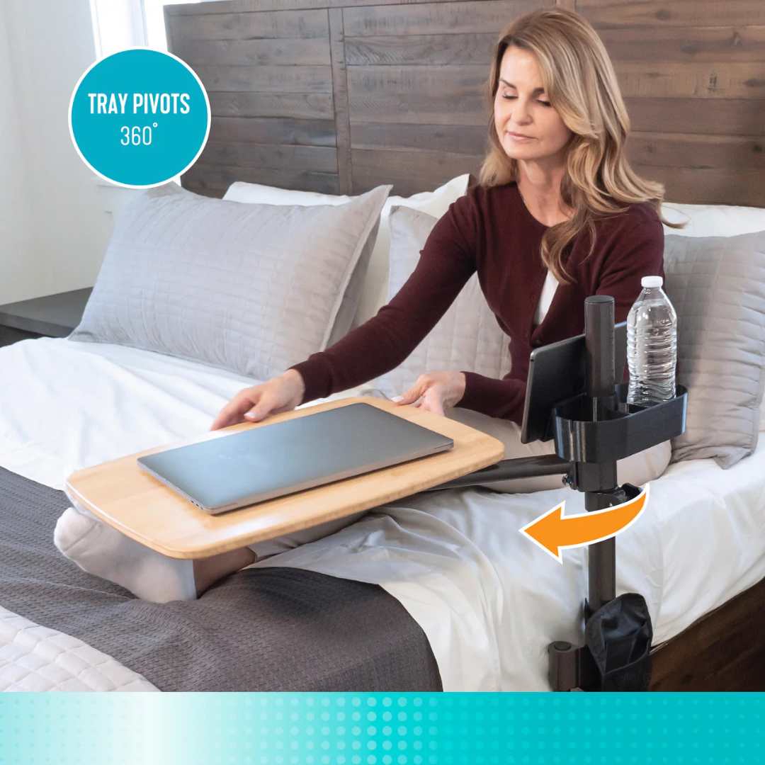 Stander EZ Swivel Overbed Table 6000 with 360° Pivot Tray by Stander