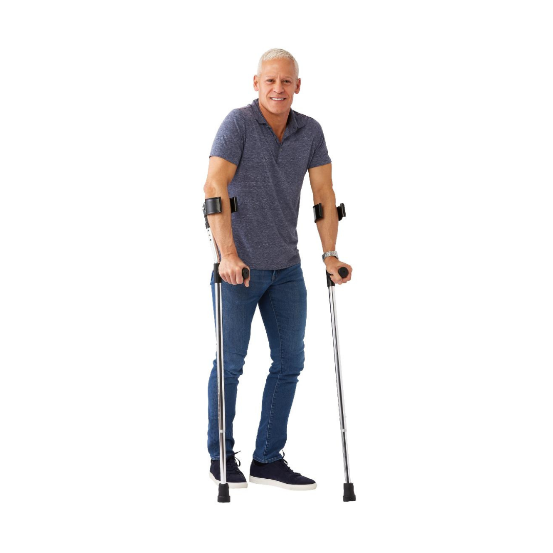 Premium Forearm Crutches Aluminum By Medline