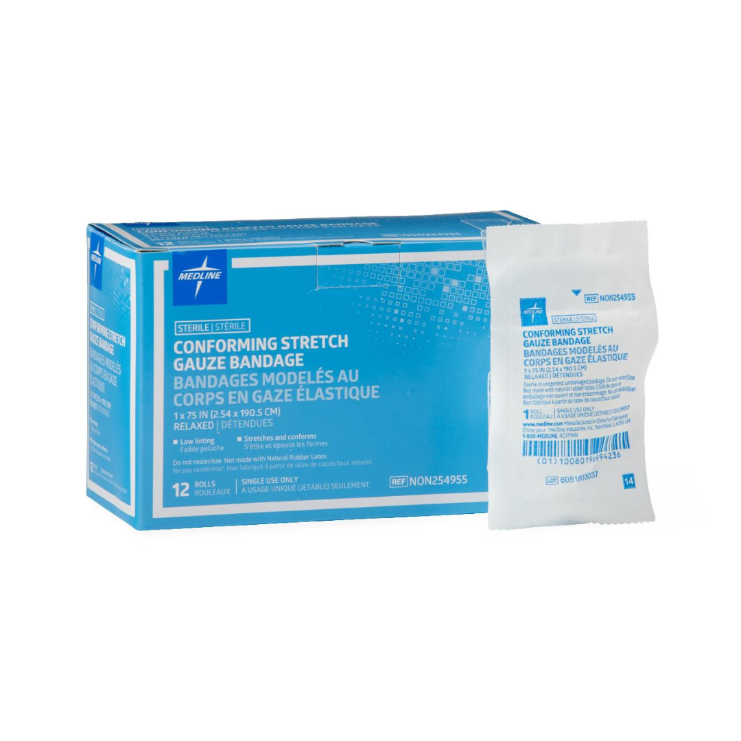 Sterile Conforming Stretch Gauze Bandages By Medline