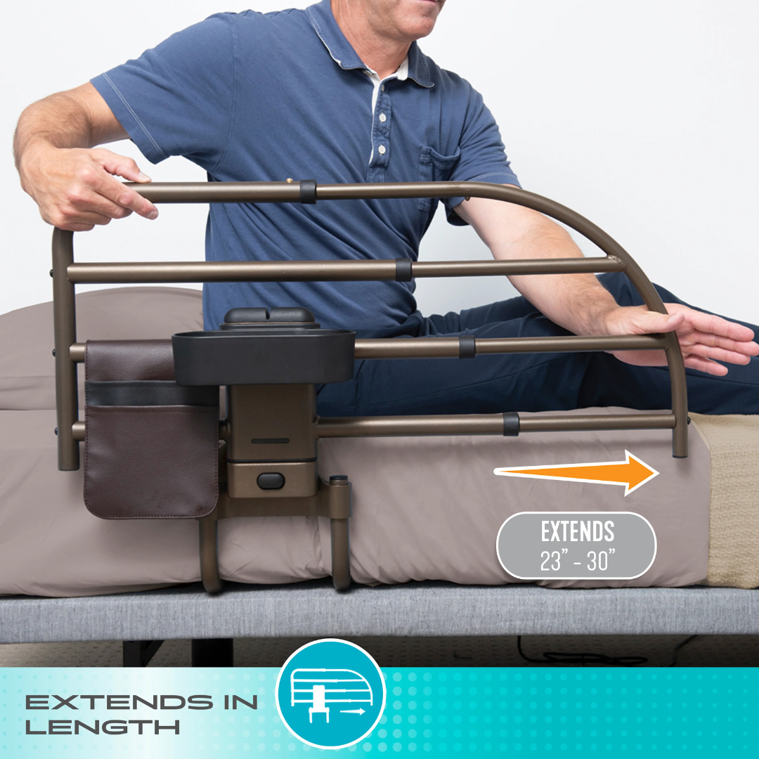 Wonder Click Extendable Bed Rail 7965 for Adjustable Beds by Stander
