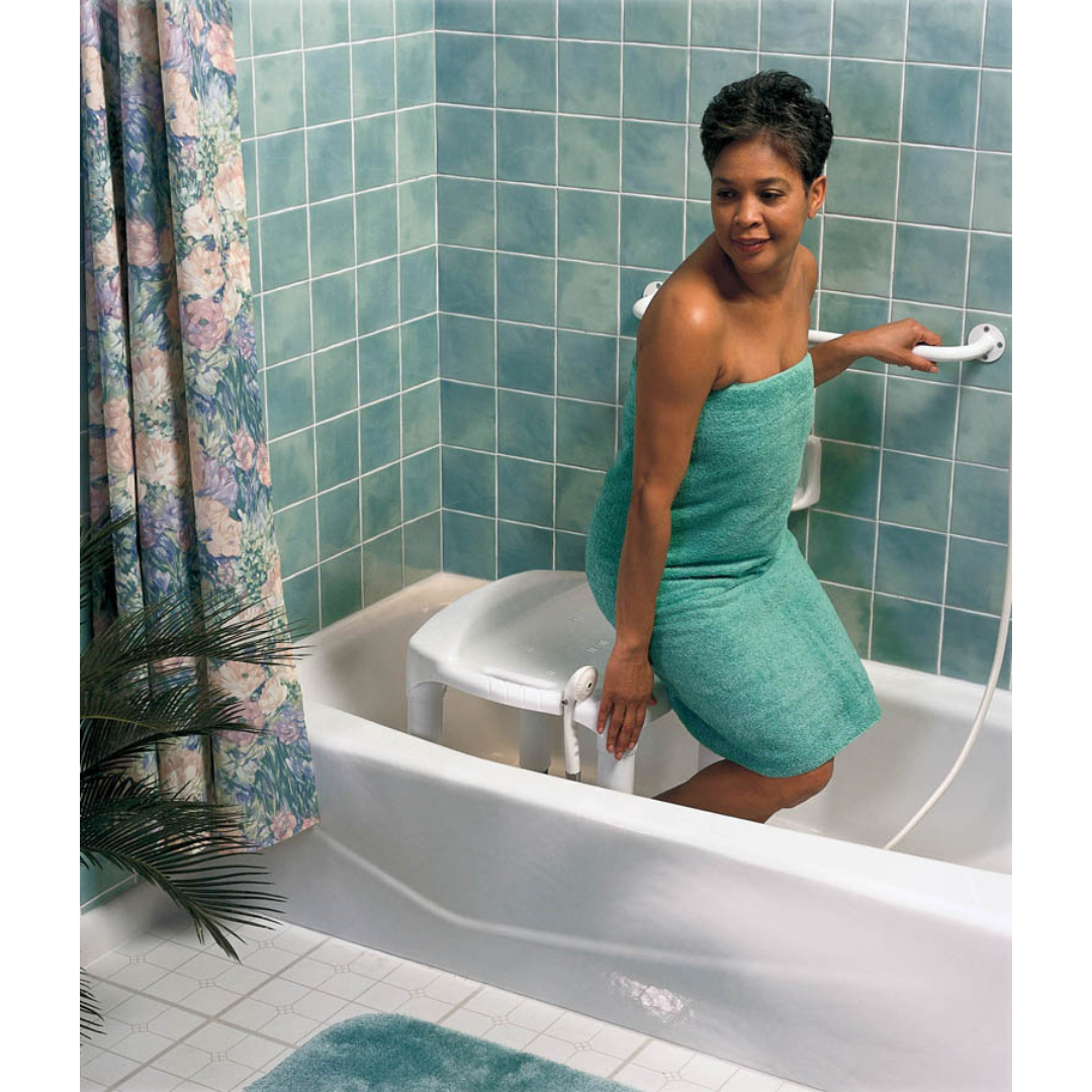 Carex Universal Bath Seat without Back Heavy Duty 400 lb FGB67000 By Compass Health