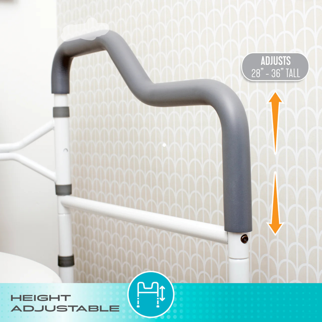 Stander Wonder Toilet Safety Rails with Foldable Support Handles 2320 By Stander