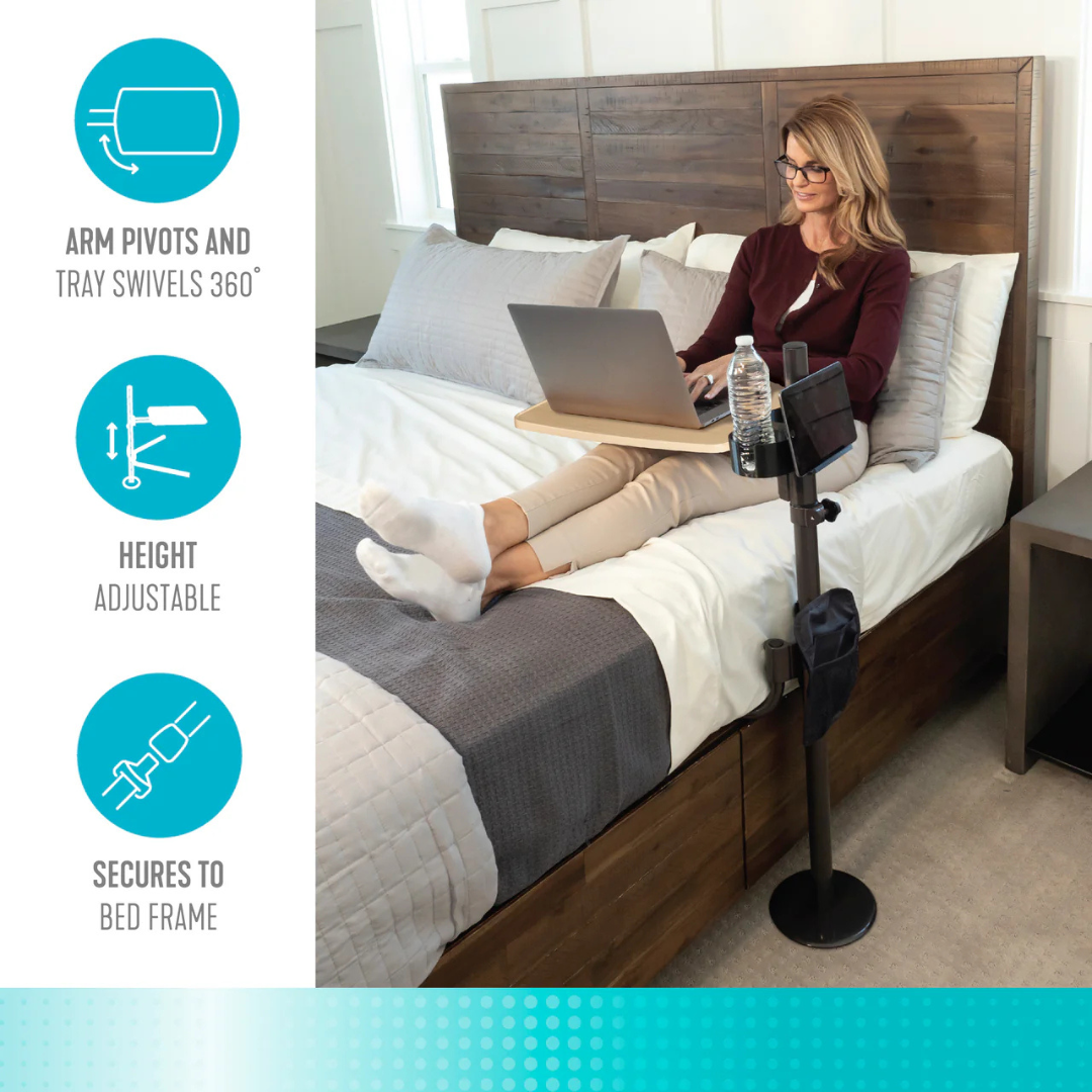 Stander EZ Swivel Overbed Table 6000 with 360° Pivot Tray by Stander