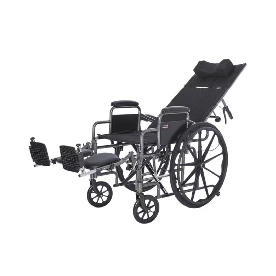 Deluxe Reclining Desk Arm Wheelchair L9016 By Rhythm Healthcare