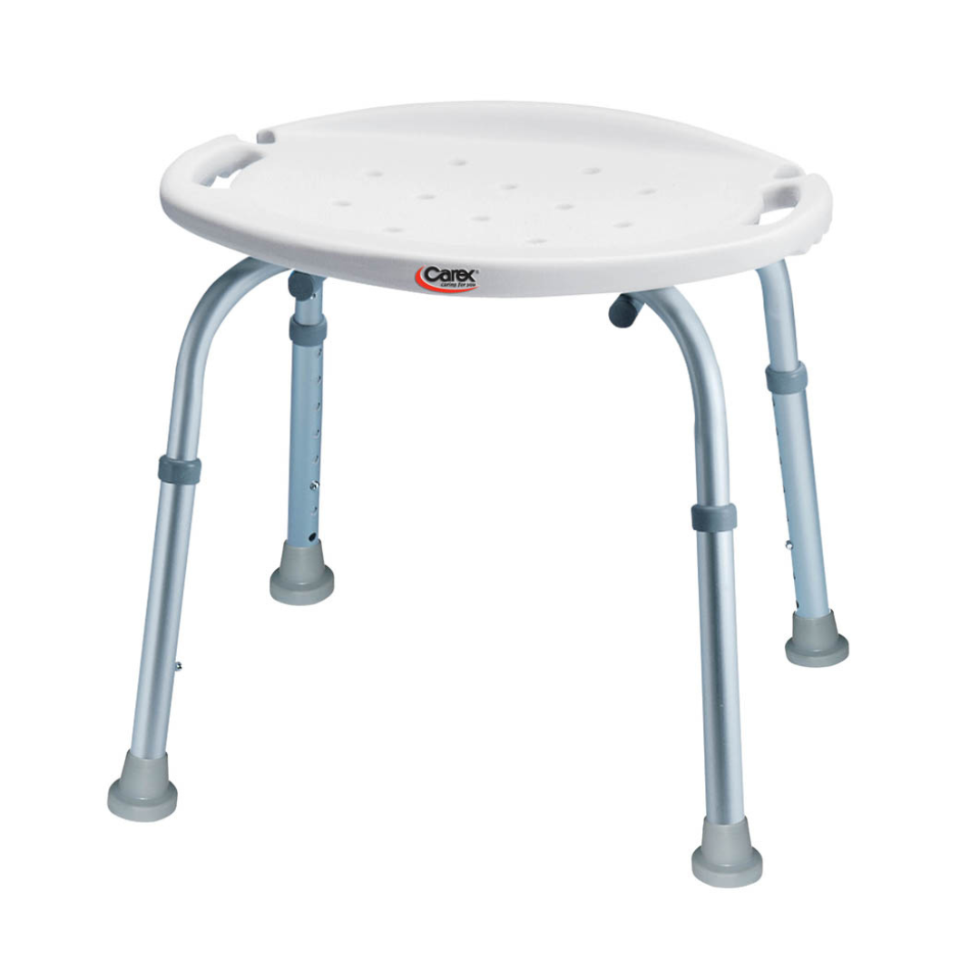 Carex Adjustable Bath & Shower Seat with Handles 300 lb FGB65777 By Compass Health