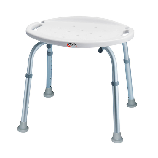 Carex Adjustable Bath & Shower Seat with Handles 300 lb FGB65777 By Compass Health