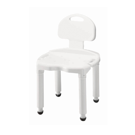 Carex Universal Bath Seat with Back Heavy Duty Shower Chair 400 lb FGB671C0 By Compass Health