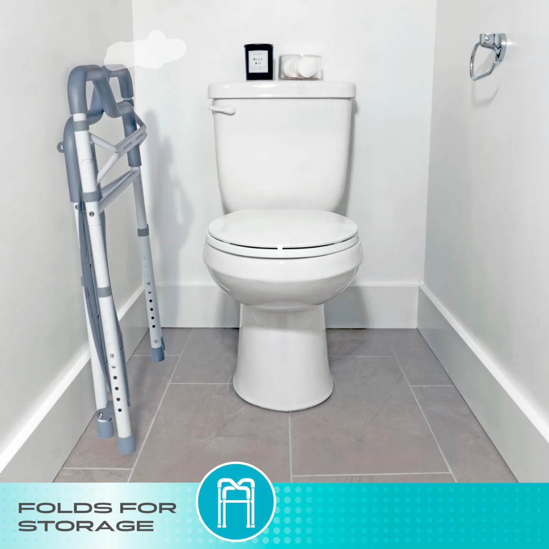 Stander Wonder Toilet Safety Rails with Foldable Support Handles 2320 By Stander