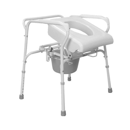 Carex Uplift Commode Assist Self Powered 70% Lift Commode Chair 300 lb CCFCA200 By Compass Health