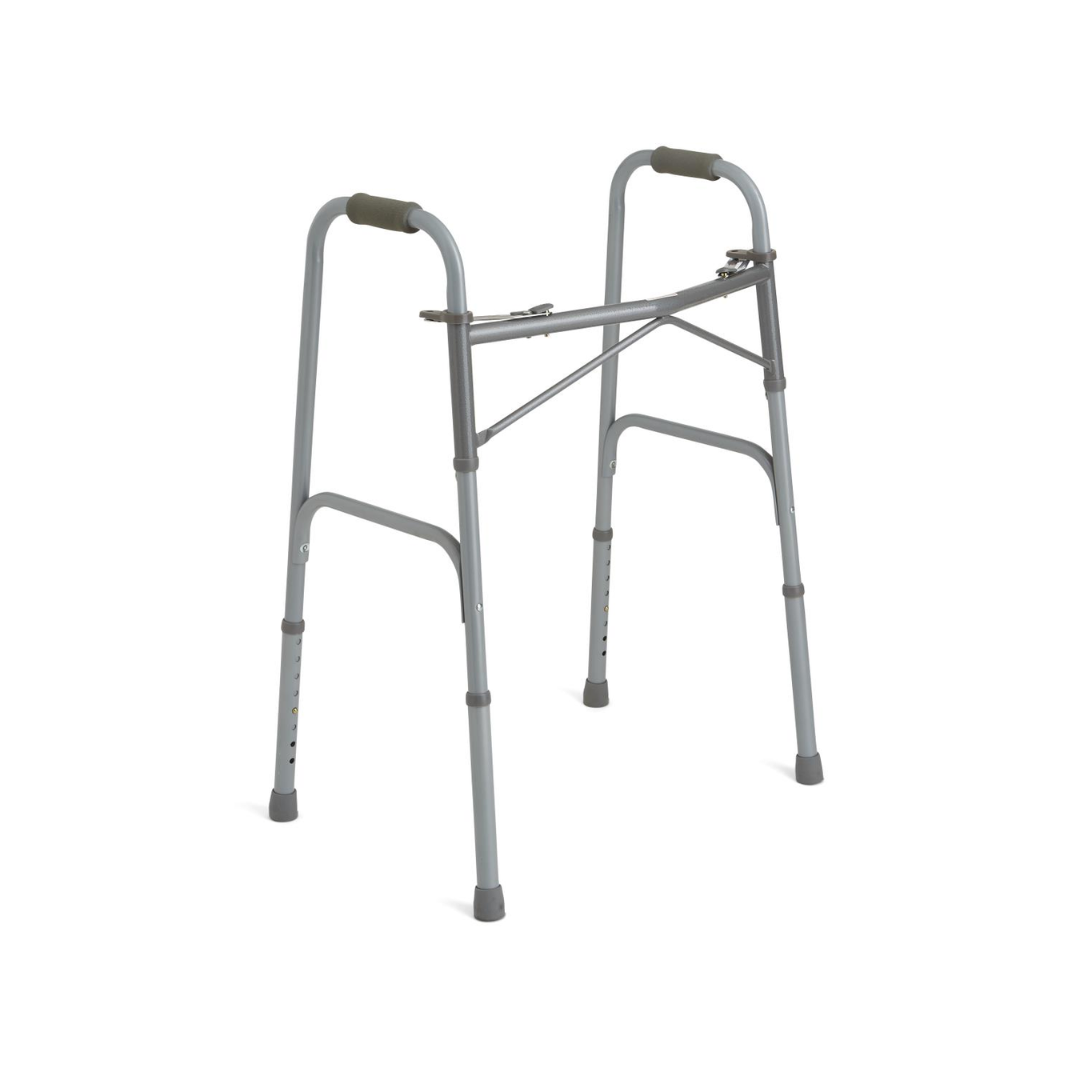 Medline Bariatric 2 Button Folding Walker (MDS86410XWB) By Medline