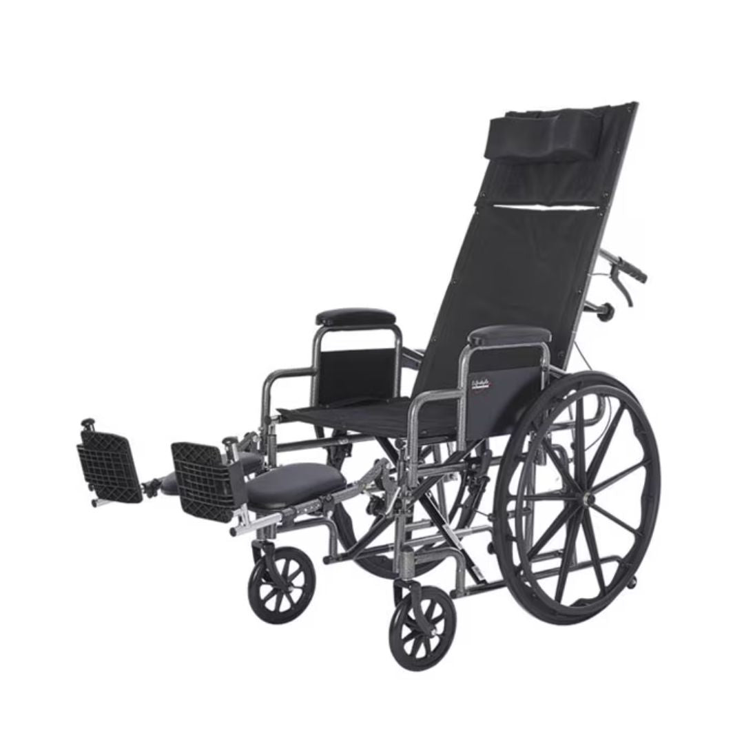 Deluxe Reclining Desk Arm Wheelchair L9016 By Rhythm Healthcare