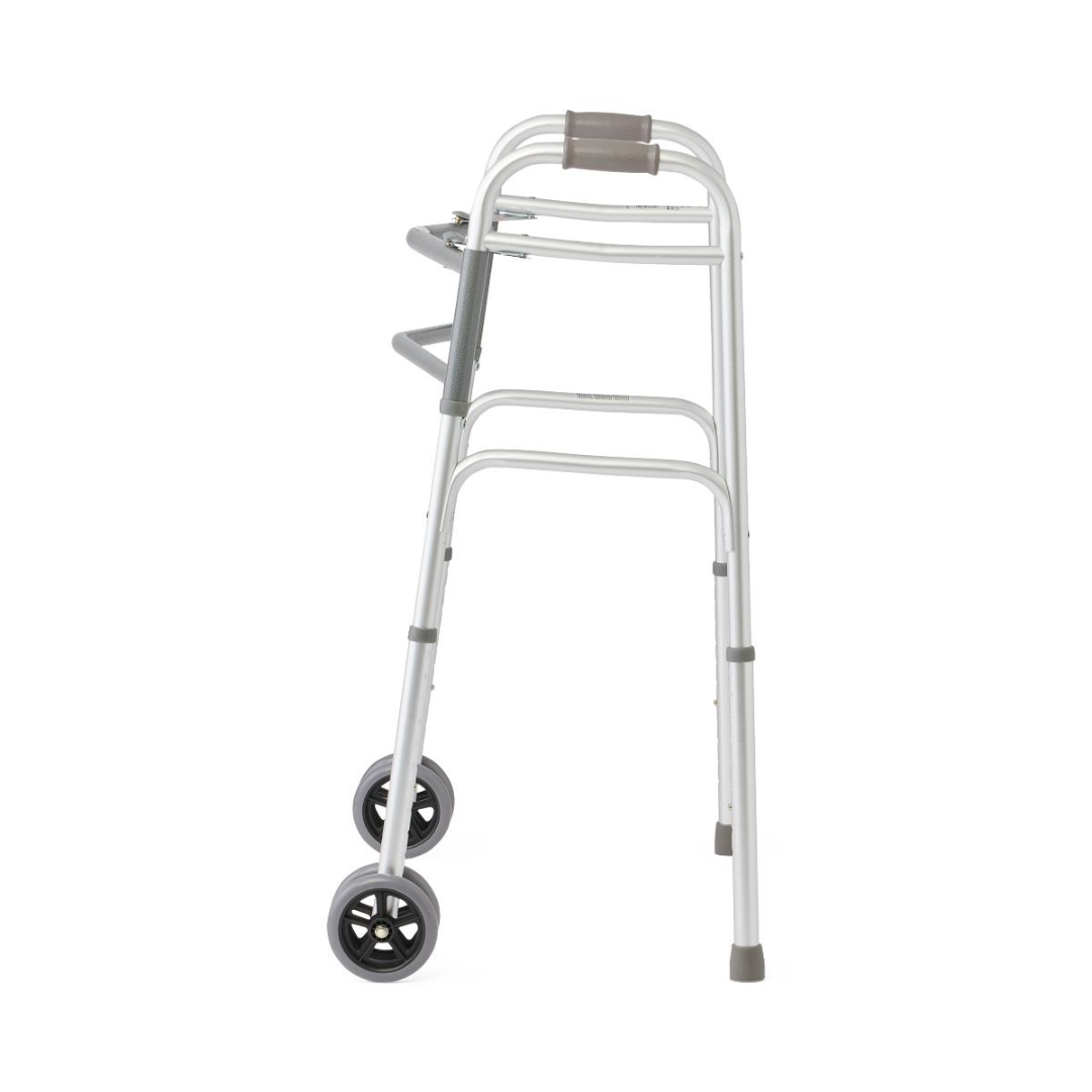 Medline Bariatric 2 Button Folding Walker (MDS86410XWW) By Medline