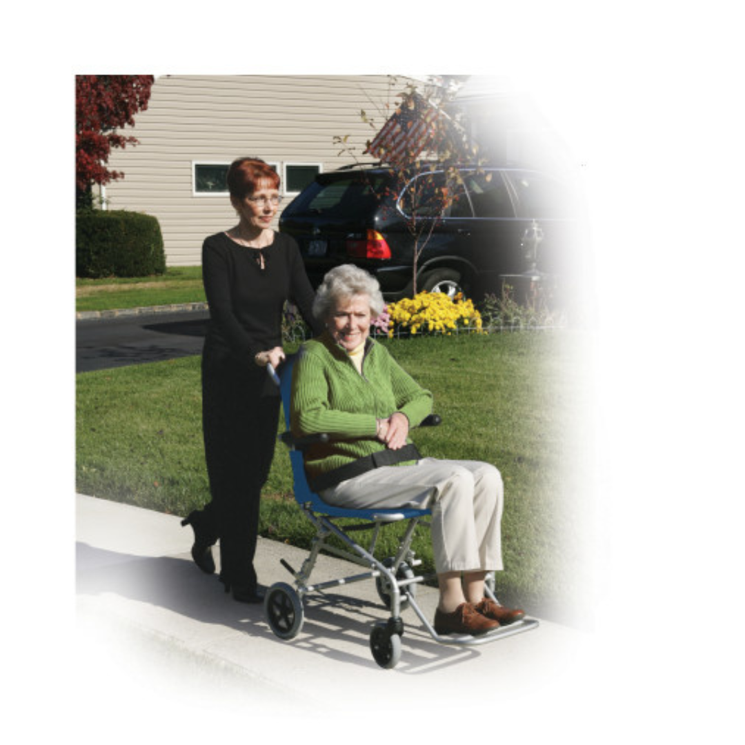 Super Light Folding Transport Chair (SL18) By Drive Medical