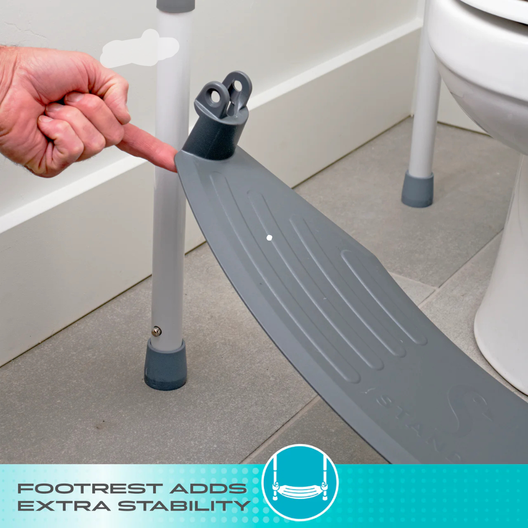 Stander Wonder Toilet Safety Rails with Foldable Support Handles 2320 By Stander
