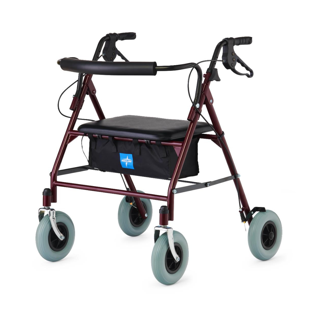 Medline Standard Bariatric Heavy Duty Rollator (MDS868XWR) By Medline