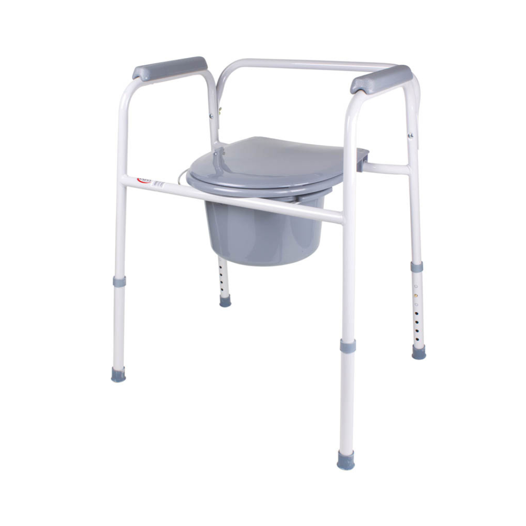 Carex Steel Commode 3-in-1 Toilet Chair By Compass Health | DME of America