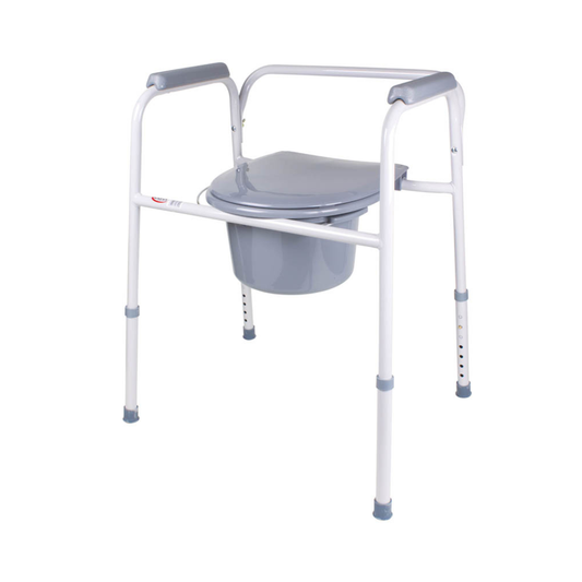 Carex Classics Steel Commode 3-in-1 Toilet Safety Chair FGB34277 By Compass Health