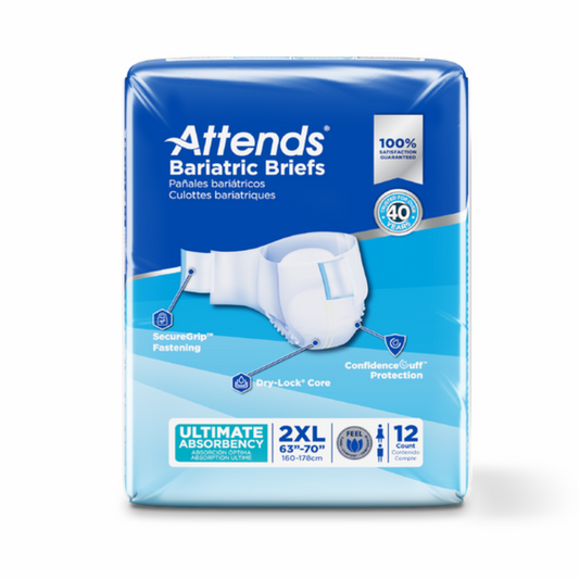 Attends Bariatric Briefs (DD) Ultimate Absorbency By Attends Healthcare