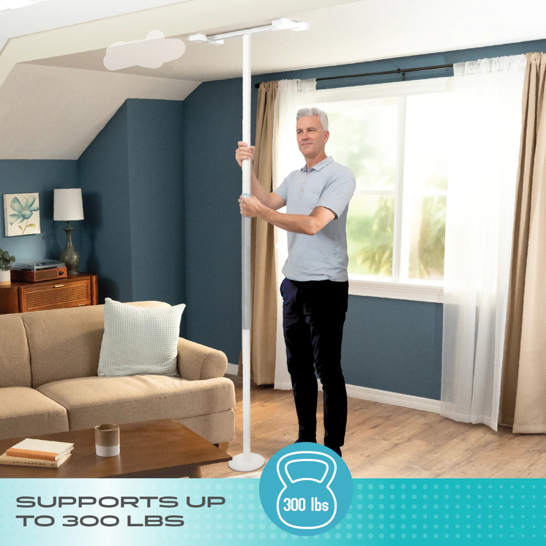 Stander Wonder Pole Slim Floor to Ceiling Safety Support Pole 1150W By Stander