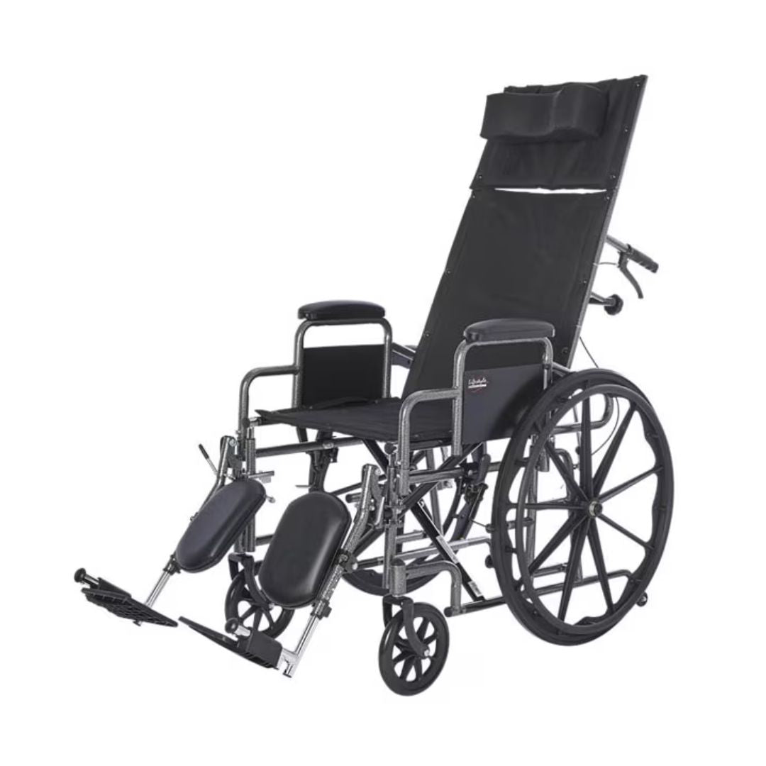 Deluxe Reclining Desk Arm Wheelchair L9016 By Rhythm Healthcare