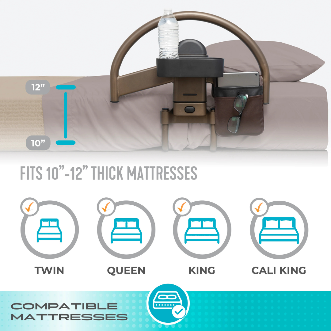 Bed Box Handle Wonder Click Bed Handle for Adjustable Beds | Ergonomic Bed Support Rail