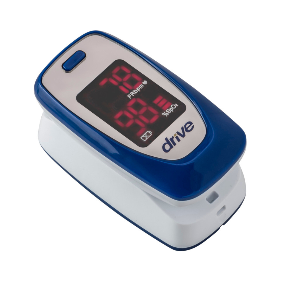 Fingertip Pulse Oximeter MQ3000 Fingertip Pulse Oximeter MQ3000 SpO₂ & Pulse Rate Monitor with LED Display By Drive Medical