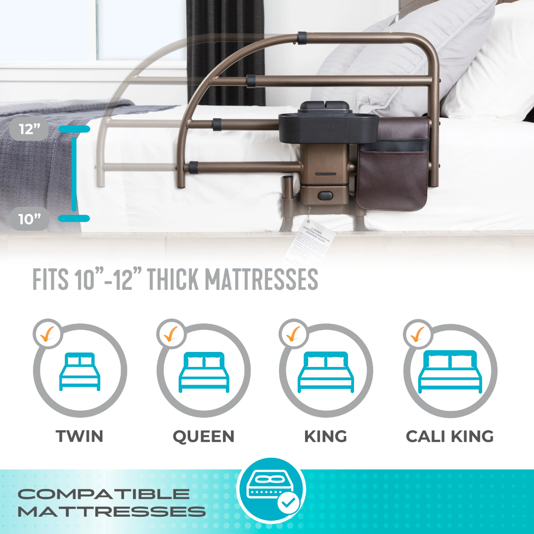 Wonder Click Extendable Bed Rail 7965 for Adjustable Beds by Stander