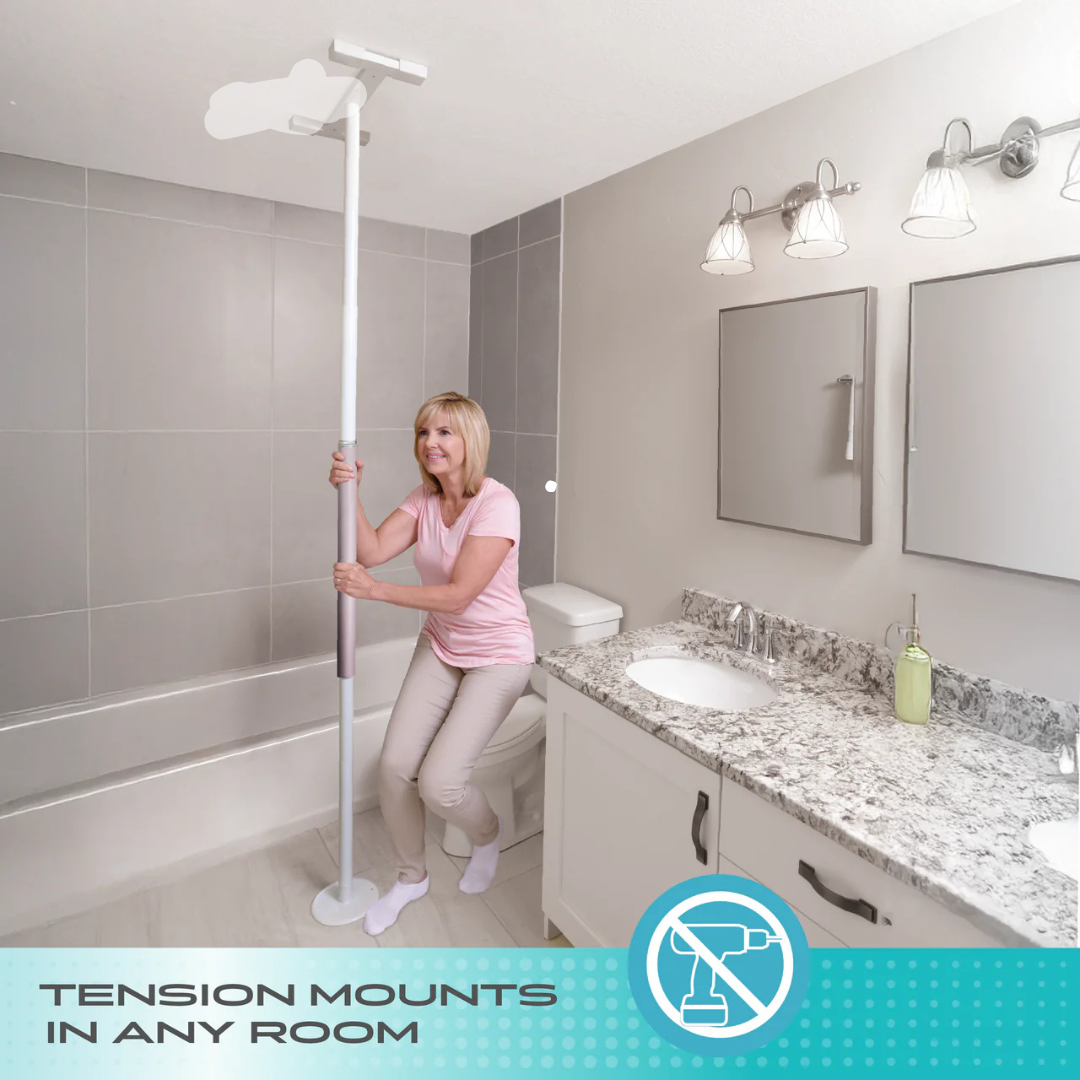 Stander Wonder Pole Slim Floor to Ceiling Safety Support Pole 1150W By Stander