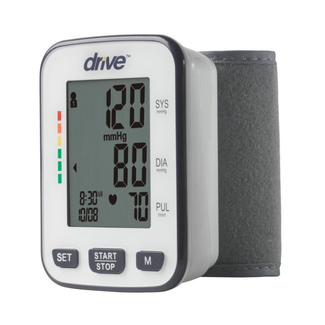 Deluxe Automatic Wrist Blood Pressure Monitor BP3200 Drive Medical