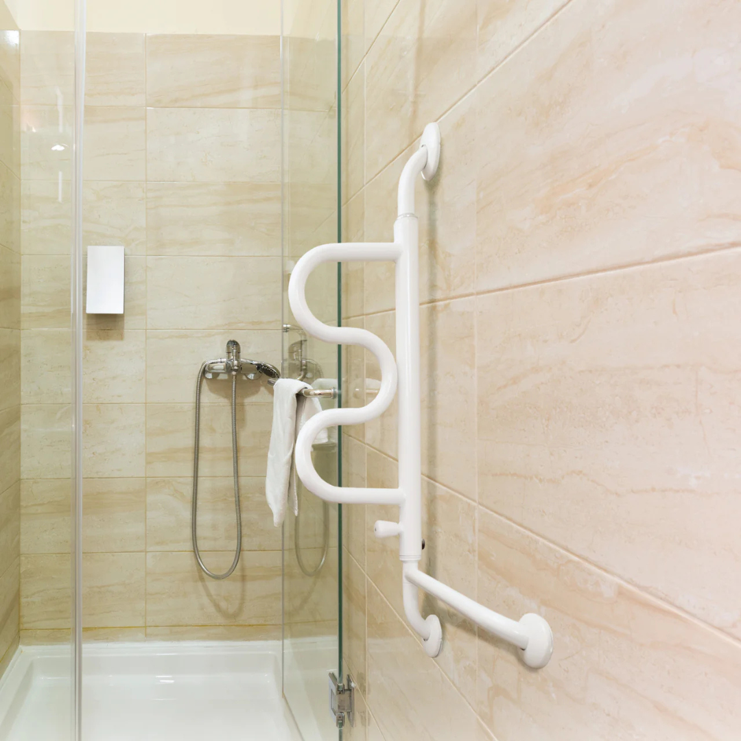 Stander The Curve Grab Bar Wall Mounted Pivoting Safety Rail 9000 By Stander
